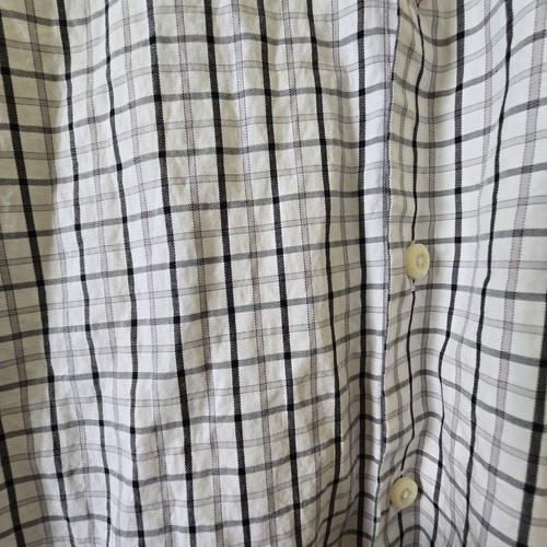 Peter Millar Button Down Shirt Mens Large Gray Black Check Golf Office Formal - Picture 2 of 5