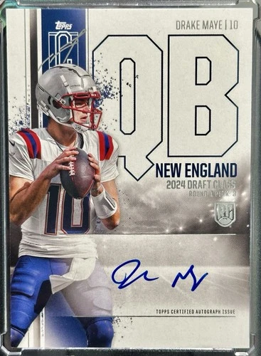 2024 Topps Signature Class - Drake Maye Variation On Card Rookie Auto