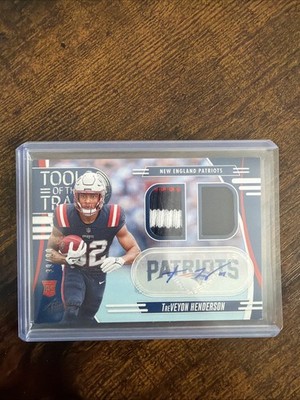2025 Panini Absolute Tools Of Trade Treveyon Henderson Auto RPA /99 #TTD-THE