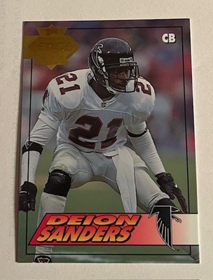 1994 Collector's Edge 1st Day #5 Deion Sanders Boss Squad Gold Atlanta Falcons
