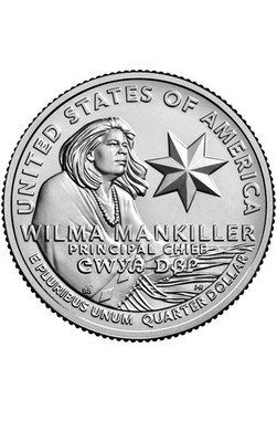 2022 D Wilma Mankiller, American Women Series Uncirculated From US Mint roll.