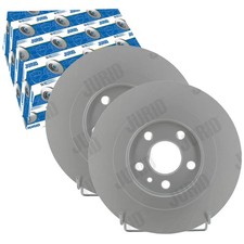 2X JURID BREMSSCHEIBEN HINTEN 272mm VOLL PASSEND FÜR CITROËN C8 JUMPY FIAT