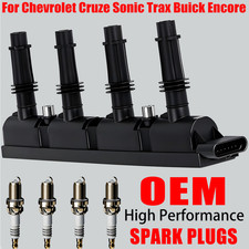 Bobina de encendido y bujía de iridio OEM para Chevy Cruze Sonic Buick Encore UF669