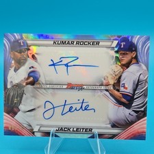 2024 Bowman's Best - Dual Autographs Jack Leiter, Kumar Rocker /75