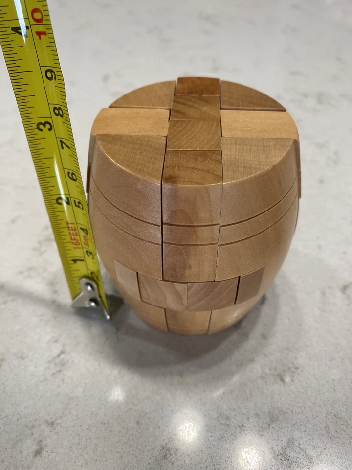 #2 Brain Teasers for Adults Wooden 3D Locking Interlocking Puzzles #2 puzzles!!! - Image 3 of 4