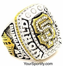 2014 San Francisco Giants World Series Champions Replica Ring - Size 11