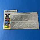 Vintage 1988 GI Joe IRON GRENADIERS File Card Hasbro ORIGINAL Destro Troopers