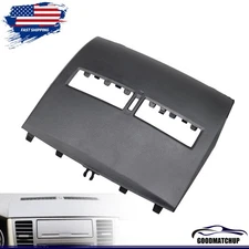2007-2012 For Nissan Versa Black Front Upper Top Center Dash Air Vent Trim Bezel