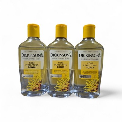Dickinson's Witch Hazel Toner Pore Perfecting Toner 16oz ( 3 bottles ) yellow