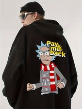 Rick and Morty Officially Licensed Hooded Sweatshirt - Funny Become Soldiers to