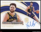 2023-24 Immaculate Collection Statement Signatures Gold Klay Thompson AUTO 06/10