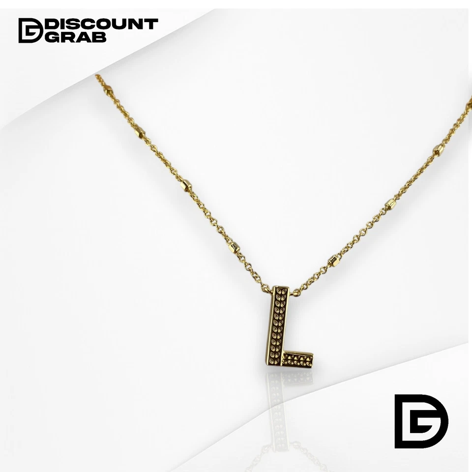 Kendra Scott Letter L Pendant Necklace – Gold (BRAND NEW) - Image 4 of 4