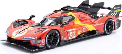 2023 Ferrari 499P 3.0L Turbo #51 Winner Le Mans in 1:18 scale by Bburago