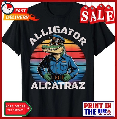 Funny Alligator Alcatraz, Florida Everglades Prison T-Shirt