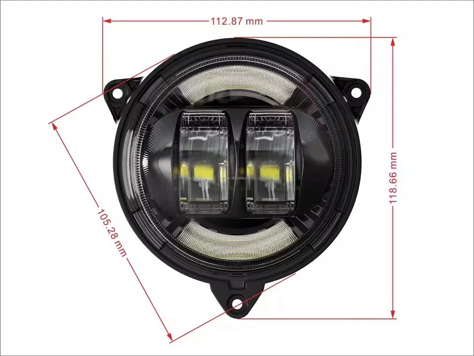For Can-Am Outlander 500 650 800 850 1000 800R 1000R LED Headlight DRL Low Beam - Image 2 of 4