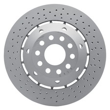 For Audi RS6 03-04 Carbon GEOMET Drilled 1-Piece Rear Passenger Side Brake Rotor