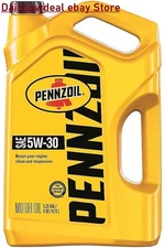 Pennzoil SAE 5W-30 Conventional Motor Oil 5 Qt. (1.25 Gal)