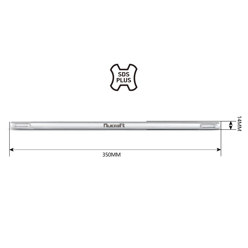 Nucraft Adapter/Bohrverlängerung 350 mm SDS PLUS auf SDS PLUS-Verbinder - Bild 4 von 4