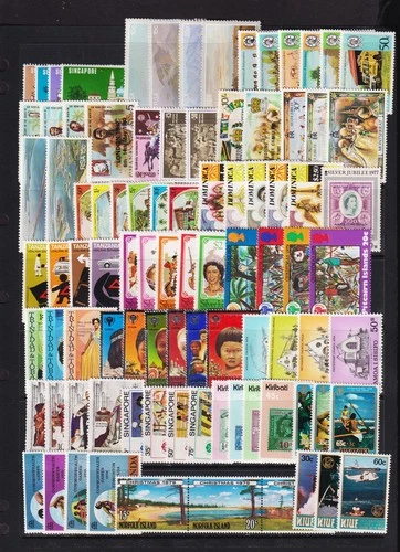 British Commonwealth - 91 Mint, NH stamps - several sets