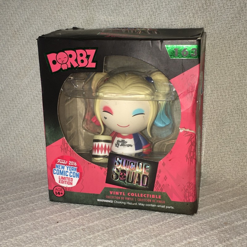 Dorbz Suicide Squad Harley Quinn #163 2016 NY Comic Con Limited Edition New Box