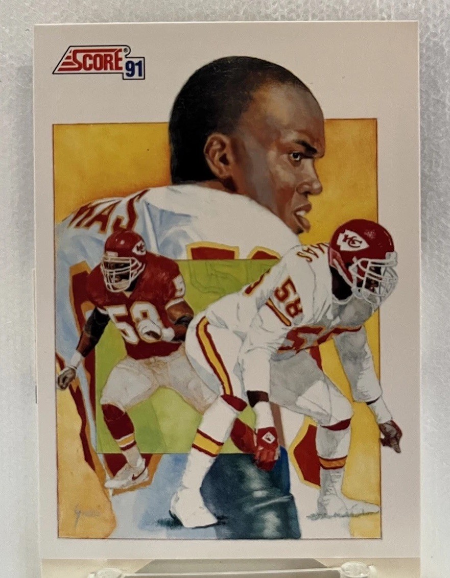 1991 Score #666 Derrick Thomas Kansas City Chiefs Leader