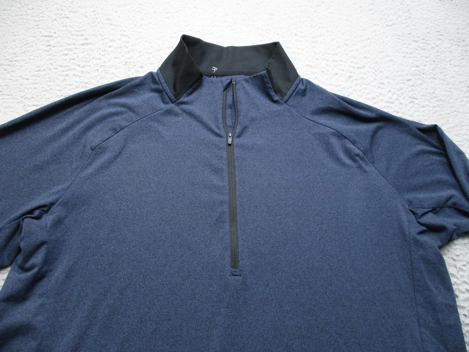 REI Co-op Pullover Mens XL Blue Quarter Zip Long Sleeve Lightweight Hiking Top