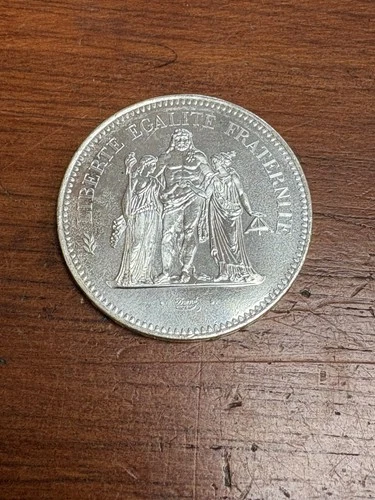 1975 France 50 Francs Hercules — photo from the most recent tracked eBay sale