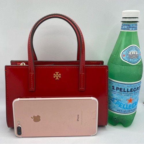 Tory Burch Blake Mini Tote Lipstick Red 164018 - Picture 13 of 13