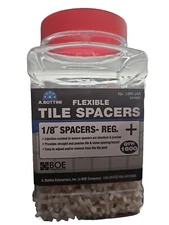 TILE SPACERS 1/8   1600 Pcs  A.BOTINI ENTERPRISES Flexible