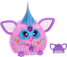 Furby Cotton Candy Interactive Plush Toy 15 Accessories & Voice Activated New