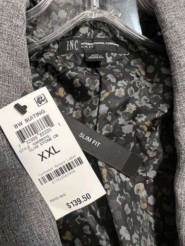 INC MENS GRAY SPORTCOAT SIZE XXL - Picture 3 of 3