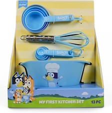 Handstand Kitchen Bluey My First Real Kitchen Tools Set with 1.5 Quart Mixing Bo