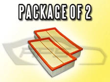 AIR FILTER AF4409 FOR AUDI 100 200 90 A6 CABRIOLET S4 S6 GOLF GTI PACKAGE OF 2 