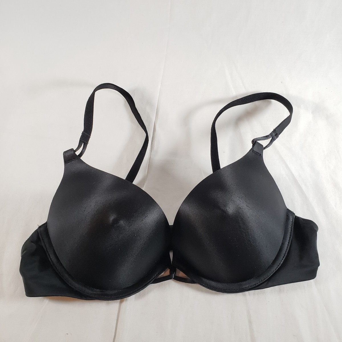 Victoria's Secret 34A Miraculous Plunge Bombshell Bra Black