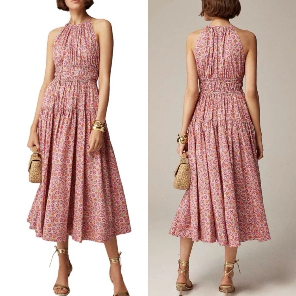 【SALE】【Desert Rose】布帛ベルスリーブ切替タートルネック●JYKT-2 Sophie Ruffle Double Cloth Top-Foxglove Purple | Boden USA