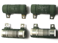 4pc Vintage Classic 1/24 1/32 Slot Car 15 Ohm Controller RESISTOR Japan Unused