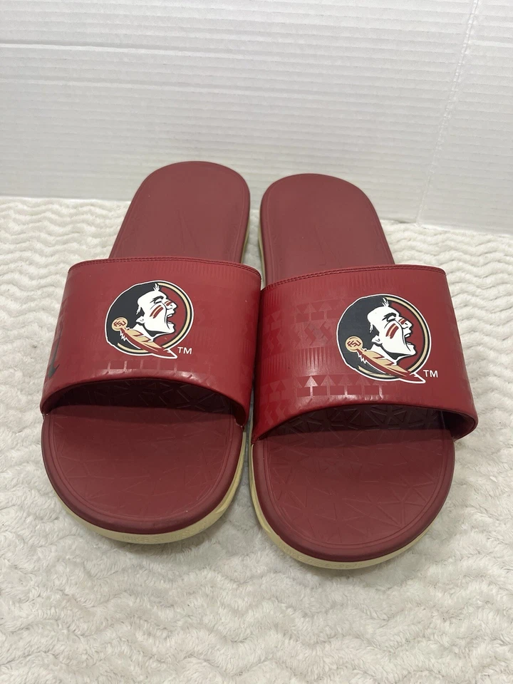 Sandalias chanclas Deadstock Nike Benassi Solarsoft Slides FSU para hombre 14 844631-60 Foto 3 de 4