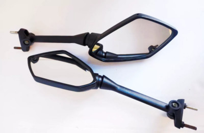 E-geprüft Rückspiegel Schwarz für Kawasaki Z1000sx/650R ER6F ER-6F 09-16