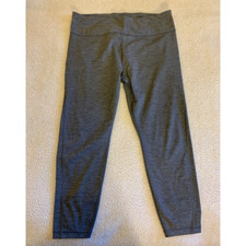 Athleta Ultimate Stash Pockets 7/8 Legging Tight Gray Highrise Marled XL New