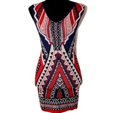 Forever 21 Knit Sweater Bodycon Dress Aztec