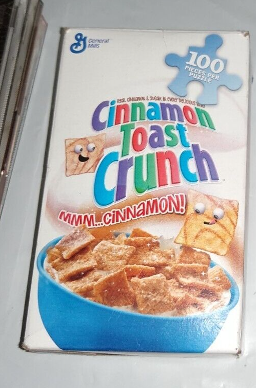 Cinnamon Toast Crunch Cereal Box 100 Piece Mini Puzzle Inv. 100