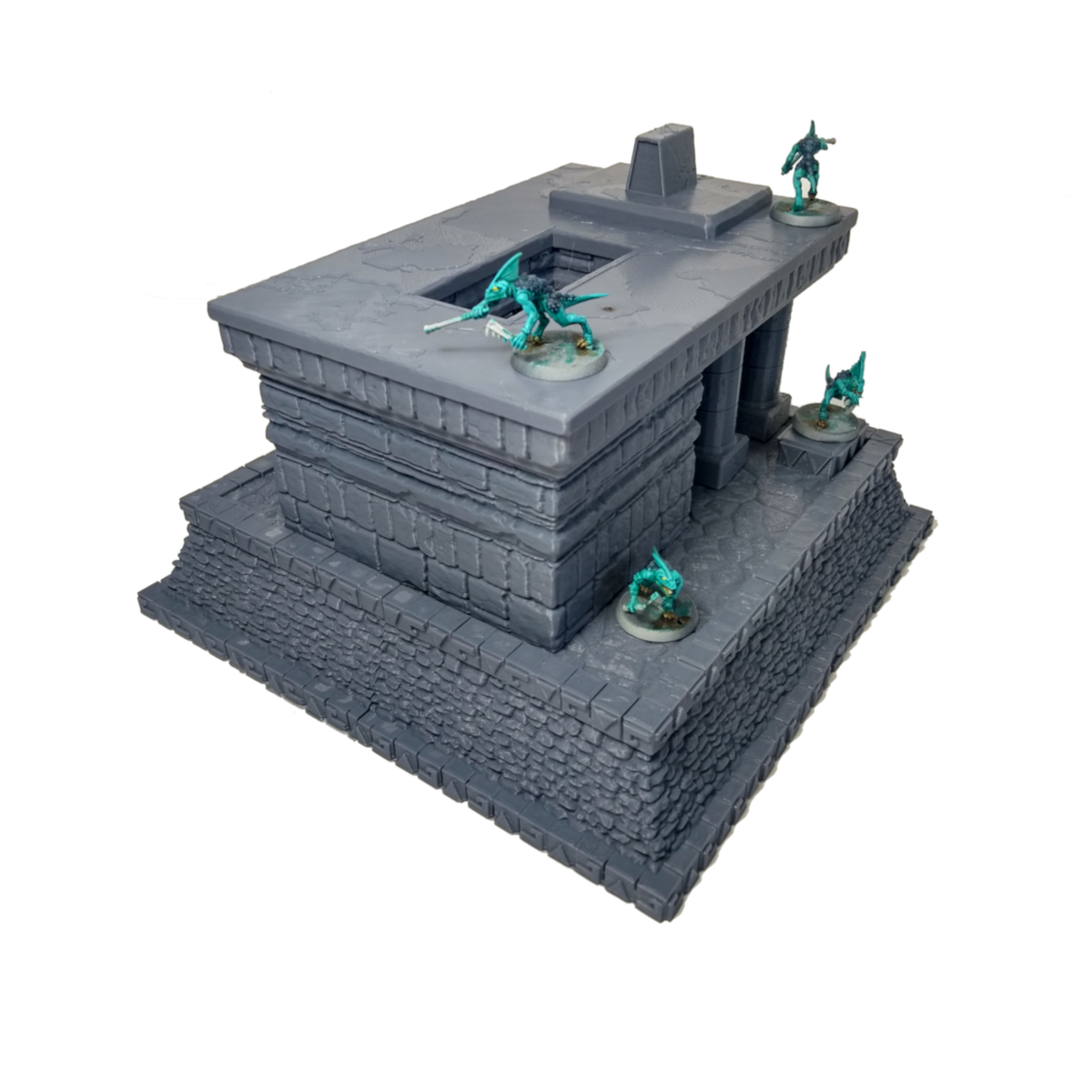 Terreno Wargaming Rovine Giungla 28/32mm – Scenografia Fantasy Per D&D