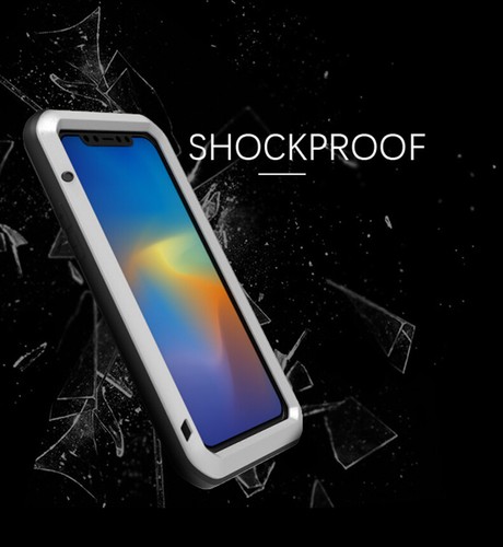 LOVE MEI Gorilla Glass Metal Impermeable Estuche Cubierta para iPhone 13 14 15 16 Pro Max - Imagen 8 de 18