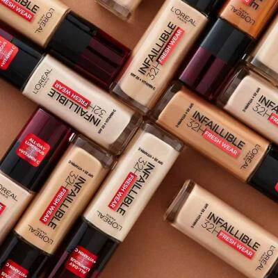 L'Oreal Paris Infaillible 32hr Fresh Wear Foundation 30ml -CHOOSE SHADE. NEW