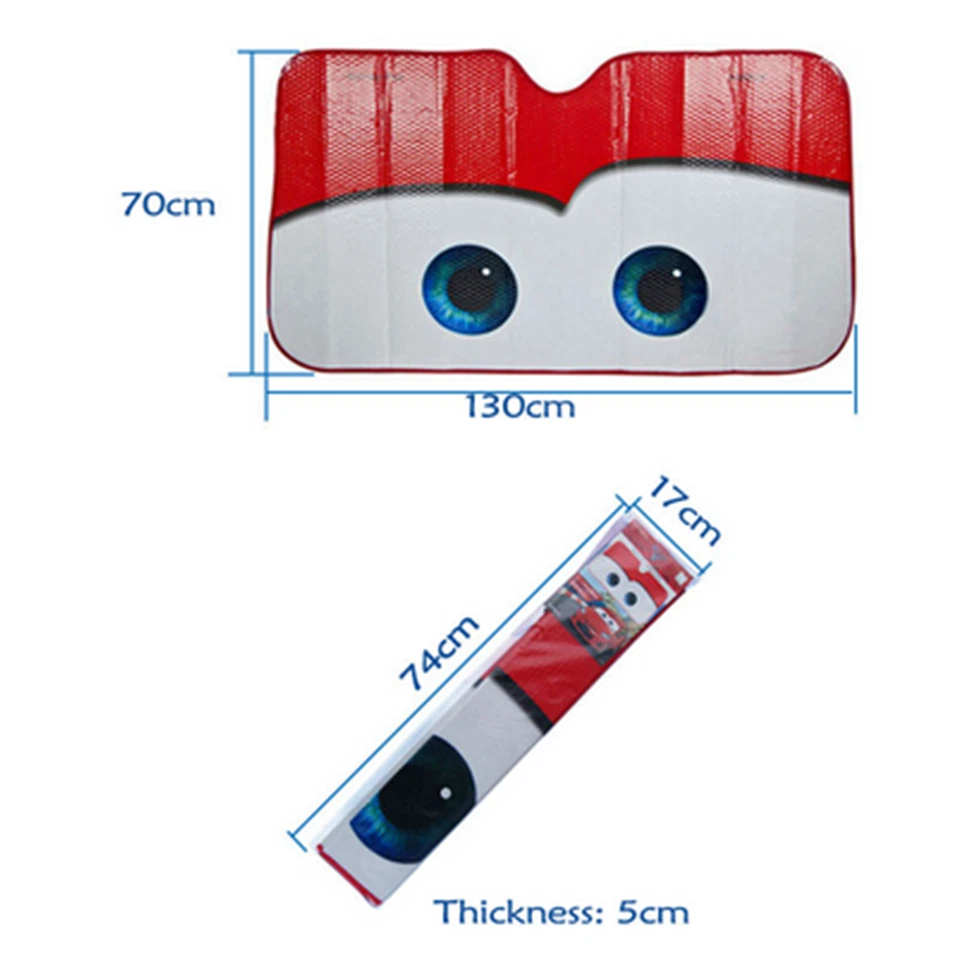 Car Sun Shade Foldable Aluminium Foil Visor Windshield Front Window Block UV - Изображение 2 из 4