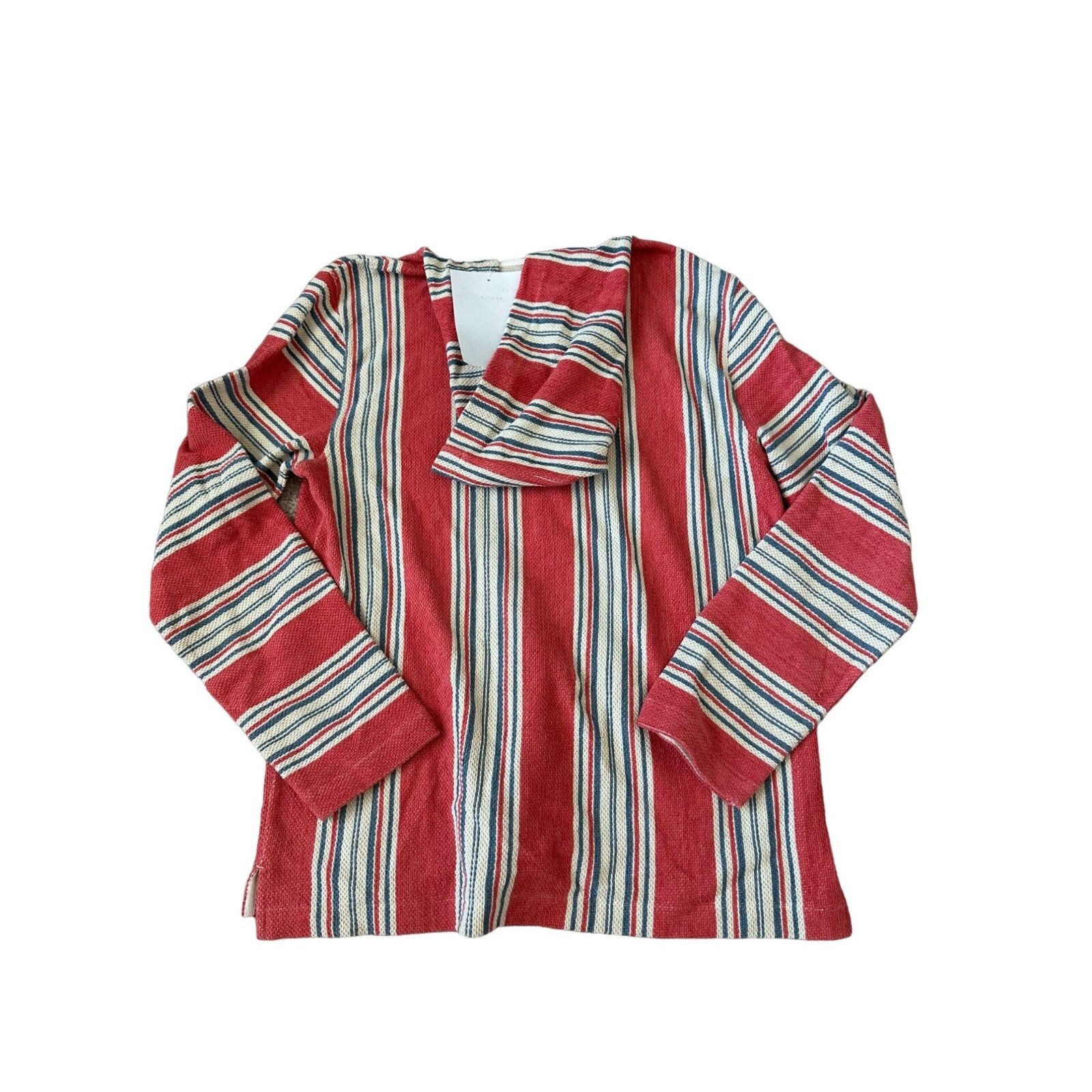 FAHERTY Men's Striped Poncho Tunic Hoodie Size M NEW - Gem