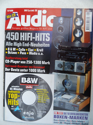 AUDIO 6/98,   KRELL KPS 25s,PASS X 1000,HGB CORDA,WADIA 830,ELAC SPIRIT OF MUSIC