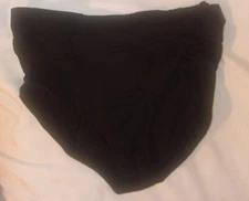 NEW BLACK HIGH RISE PERIOD PANTIES DIFFERENT SIZES AVAILABLE