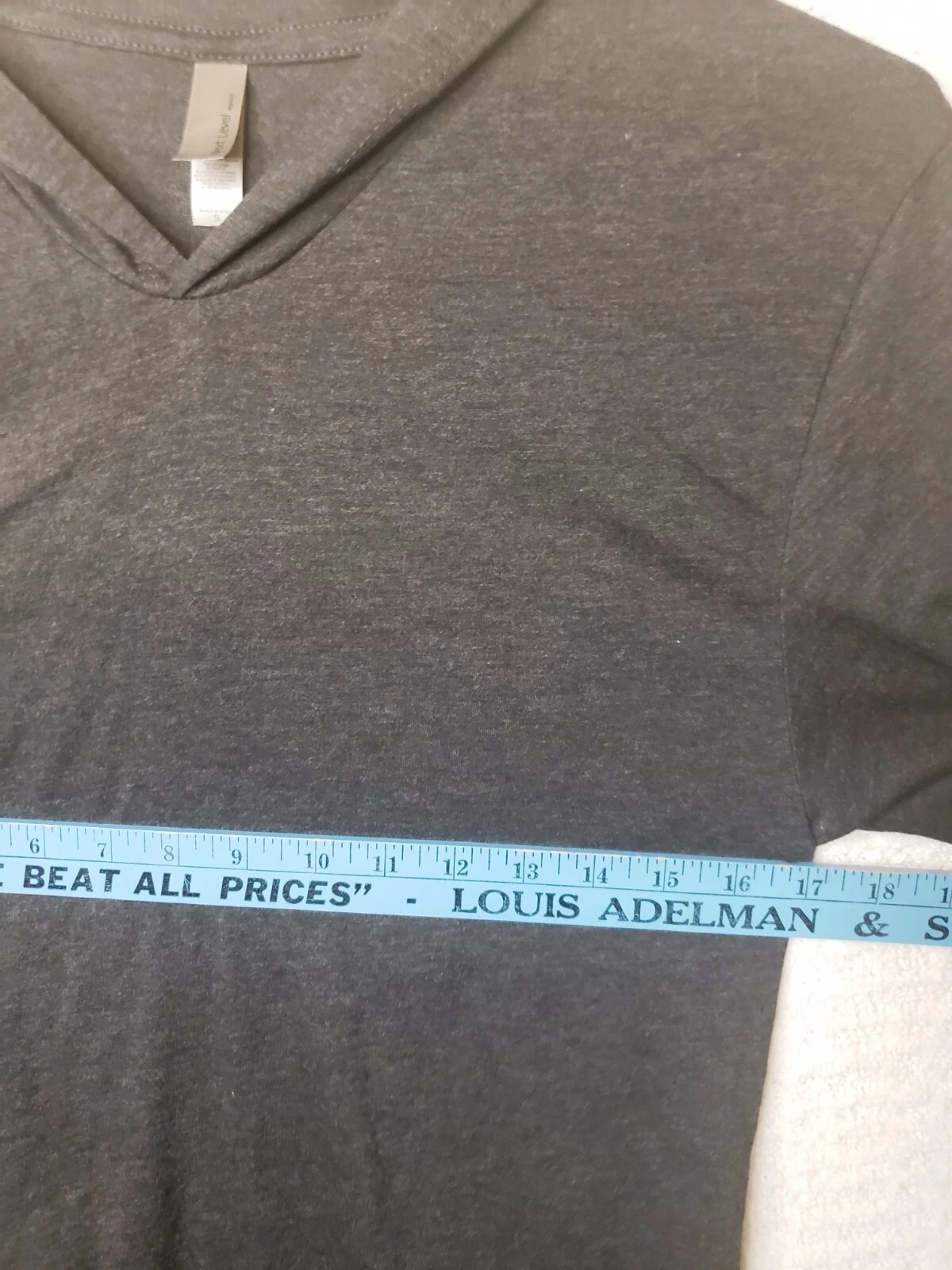 VETEMENTS Felpa con cappuccio leggera Next Level Apparel donna S grigia!! Piccolo!!