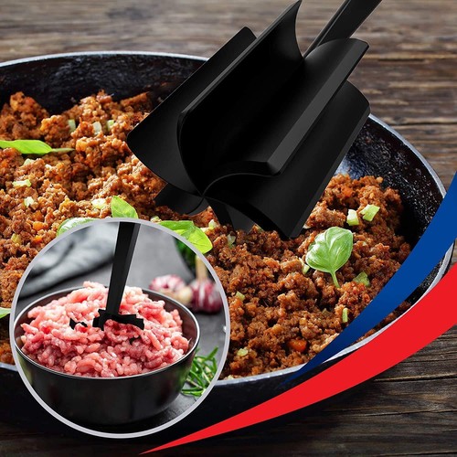 Heat Resistant Meat Chopper for Ground Beef Hamburger Meat Potato Smasher - Picture 4 of 5